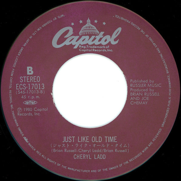 Cheryl Ladd - ダンシング・アメリカン = Where Is Someone To Love Me (Vinyl, 7", Single) Near Mint (NM or M-) / Near Mint (NM or M-)
