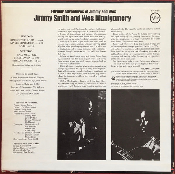 Jimmy Smith - Further Adventures Of Jimmy And Wes (Vinyl, LP, Album...