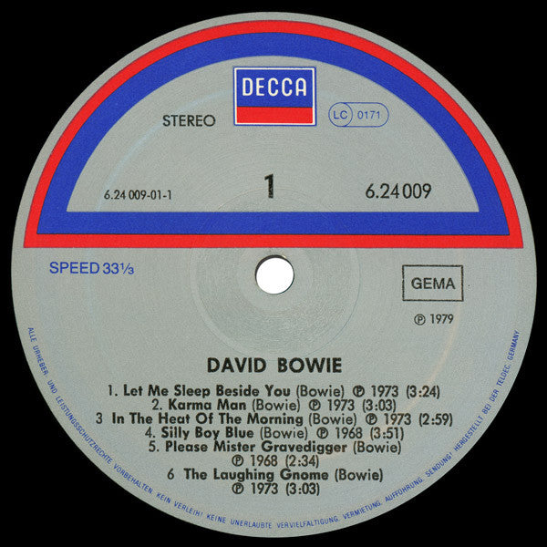 David Bowie - David Bowie (Vinyl, LP, Compilation, Repress) Near Mint (NM or M-) / Very Good Plus (VG+)