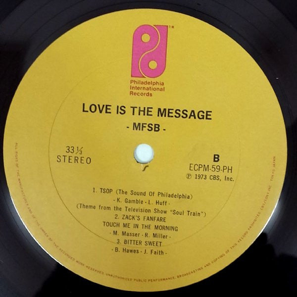 MFSB - Love Is The Message (Vinyl, LP, Album, Reissue, Stereo)