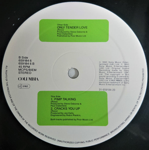 Deacon Blue - Only Tender Love (Vinyl, 12") Very Good (VG) / Very Good (VG)