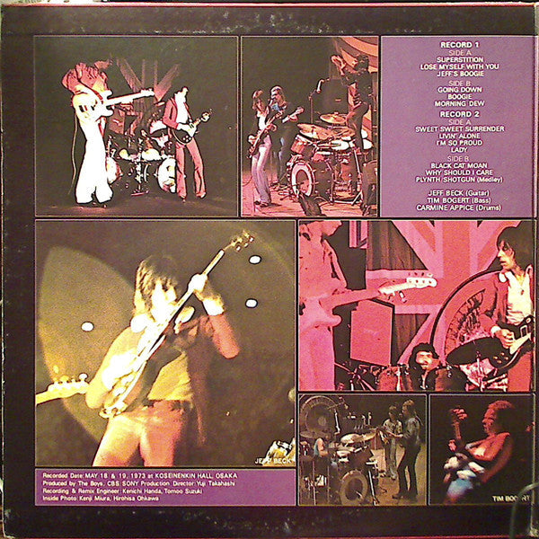 Beck, Bogert & Appice - Beck, Bogert & Appice Live (2xVinyl, LP, Album, Reissue) Very Good (VG) / Good Plus (G+)