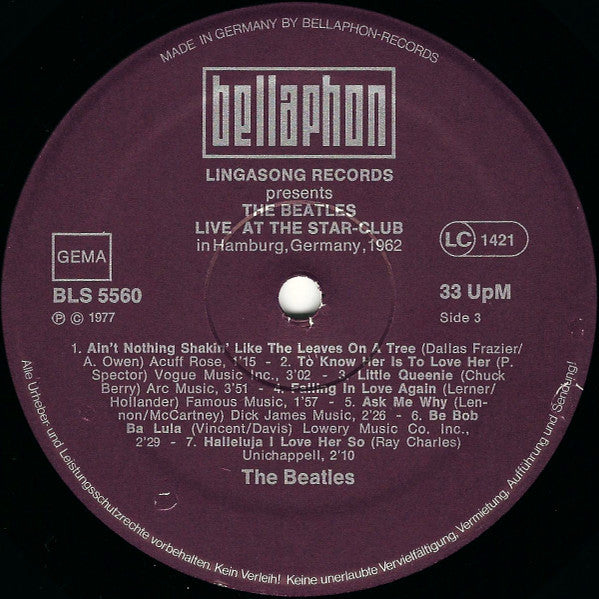 The Beatles - Live! At The Star-Club In Hamburg, Germany; 1962 (Vin...