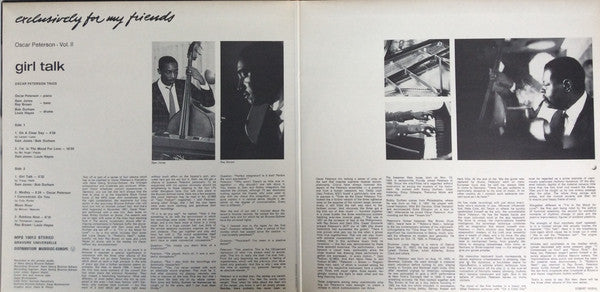 Oscar Peterson - Girl Talk (Vinyl, LP, Album, Stereo) Near Mint (NM or M-) / Very Good Plus (VG+)