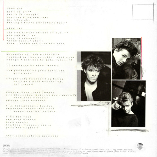 a-ha - Hunting High And Low = ハンティング・ハイ・アンド・ロウ (Vinyl, LP, Album, S...