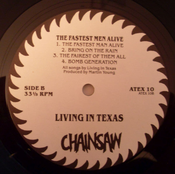 Living In Texas - The Fastest Men Alive (Vinyl, LP, Album) Very Good (VG) / Very Good (VG)