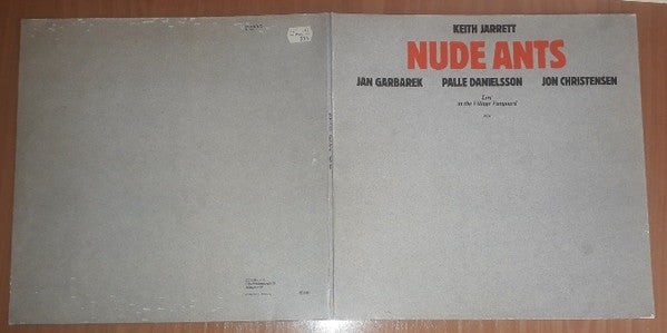 Keith Jarrett - Nude Ants (Live At The Village Vanguard) (2xVinyl, LP, Album) Very Good Plus (VG+) / Very Good Plus (VG+)