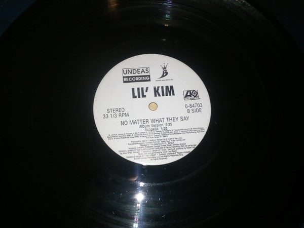 Lil' Kim - No Matter What They Say (Vinyl, 12", 33 ⅓ RPM) Good Plus (G+) / Very Good Plus (VG+)