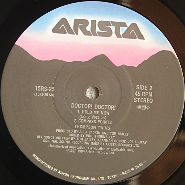 Thompson Twins - Doctor! Doctor! (Vinyl, 12", Single, 45 RPM) Very Good Plus (VG+) / Very Good Plus (VG+)