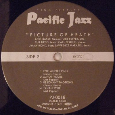 Chet Baker - Picture Of Heath (Vinyl, LP, Album, Reissue, Mono) Very Good Plus (VG+) / Very Good Plus (VG+)