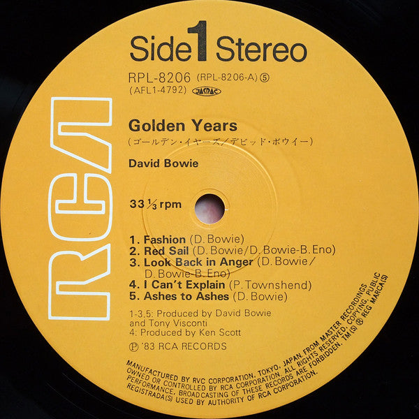 David Bowie - Golden Years (Vinyl, LP, Compilation)