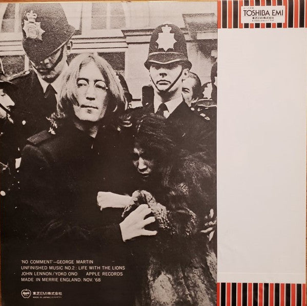 John Lennon & Yoko Ono - Unfinished Music No. 2: Life With The Lions (Vinyl, LP, Album, Reissue) Near Mint (NM or M-) / Very Good Plus (VG+)