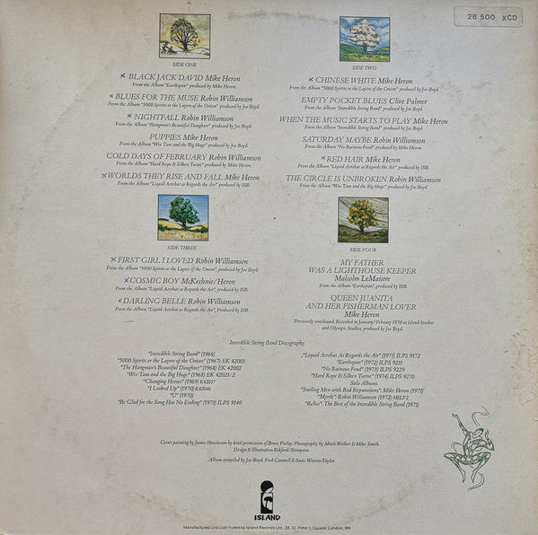 The Incredible String Band - Seasons They Change (2xVinyl, LP, Compilation) Good Plus (G+) / Good Plus (G+)