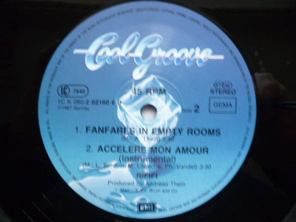 Rififi - Accelère Mon Amour (Vinyl, 12", 45 RPM, Maxi-Single) Very Good (VG) / Very Good Plus (VG+)