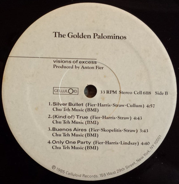 The Golden Palominos - Visions Of Excess (Vinyl, LP, Album, Stereo) Very Good Plus (VG+) / Very Good Plus (VG+)