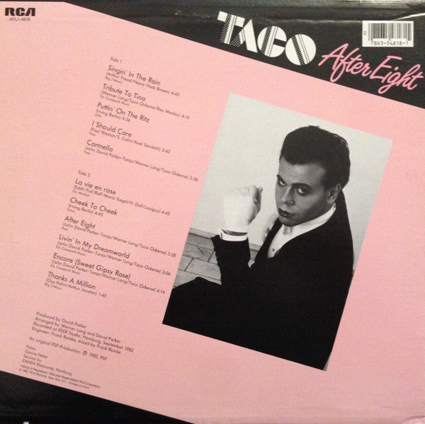 Taco - After Eight (Vinyl, LP, Album, Stereo)