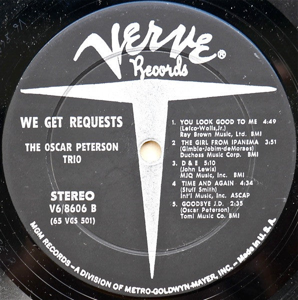The Oscar Peterson Trio - We Get Requests (Vinyl, LP, Album, Stereo)