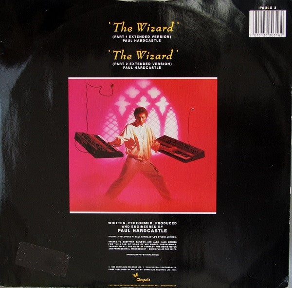 Paul Hardcastle - The Wizard (Extended Version) (Vinyl, 12", 45 RPM) Very Good (VG) / Very Good (VG)