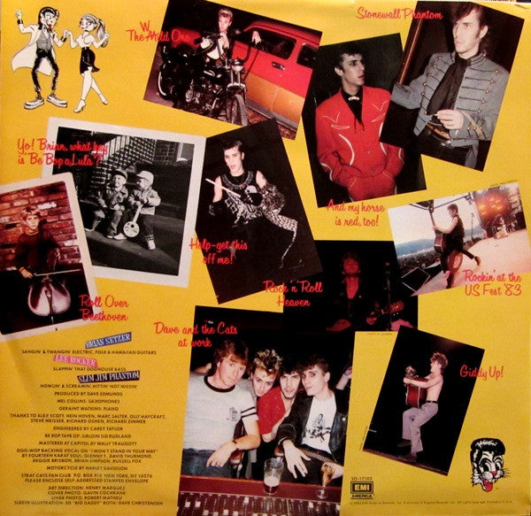 Stray Cats - Rant N' Rave With The Stray Cats (Vinyl, LP, Album) Very Good (VG) / Very Good Plus (VG+)