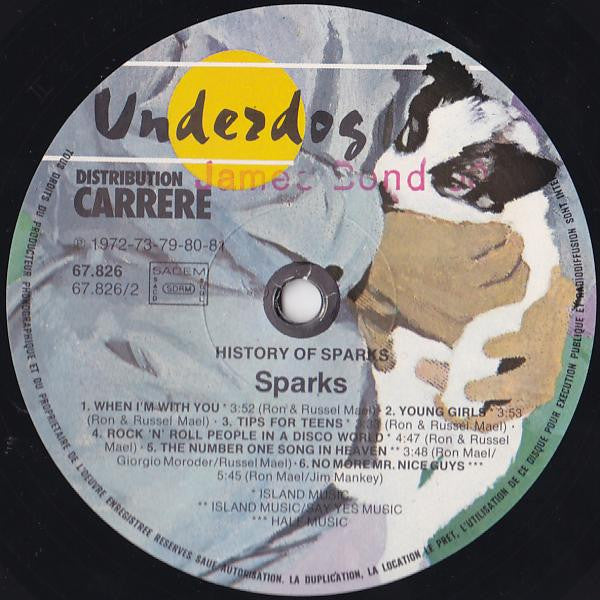 Sparks - The History Of Sparks (Vinyl, LP, Compilation) Very Good (VG) / Very Good (VG)
