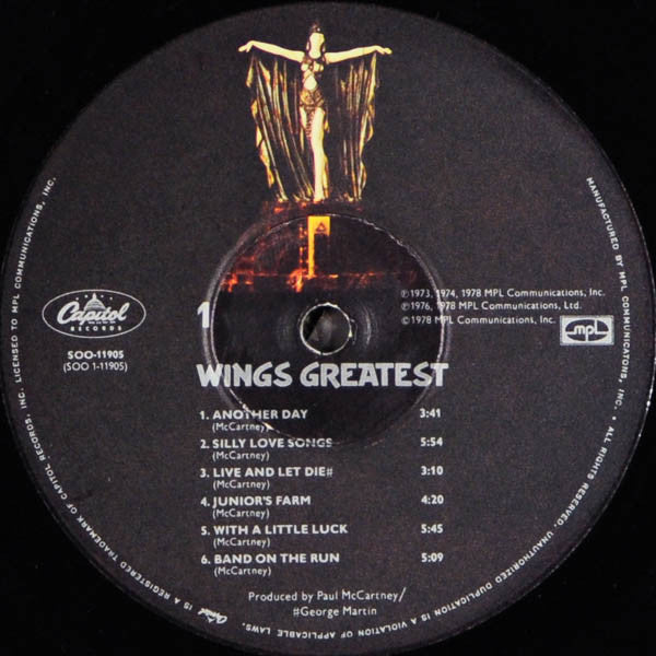 Wings (2) - Wings Greatest (Vinyl, LP, Compilation) Very Good Plus (VG+) / Very Good Plus (VG+)