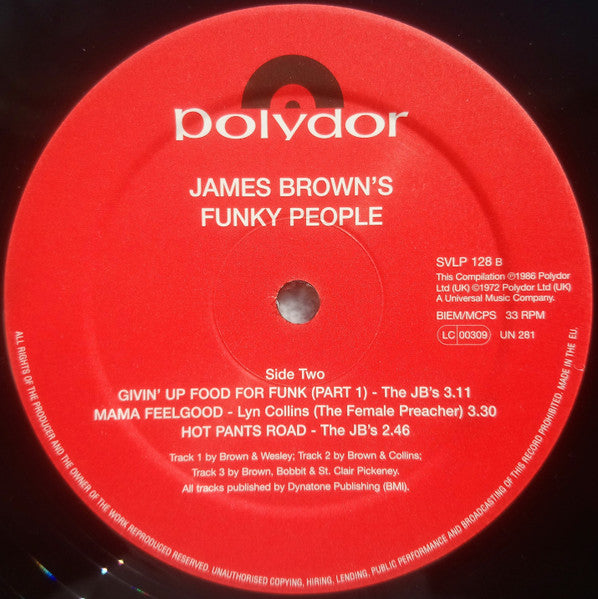 Various - James Brown's Funky People (2xVinyl, LP, Compilation, Reissue) Near Mint (NM or M-) / Good Plus (G+)