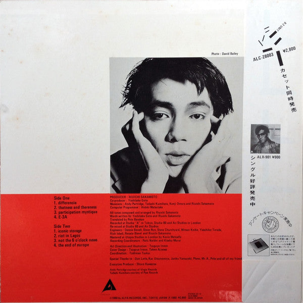 Ryuichi Sakamoto - B-2 Unit (Vinyl, LP, Album, Stereo)