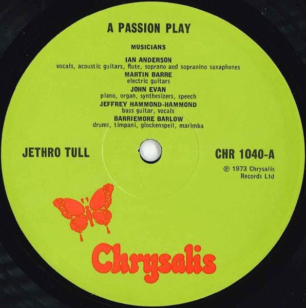 Jethro Tull - A Passion Play (Vinyl, LP, Album) Very Good (VG) / Good (G)