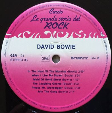 David Bowie - David Bowie (Vinyl, LP, Compilation, Stereo) Very Good Plus (VG+) / Very Good (VG)