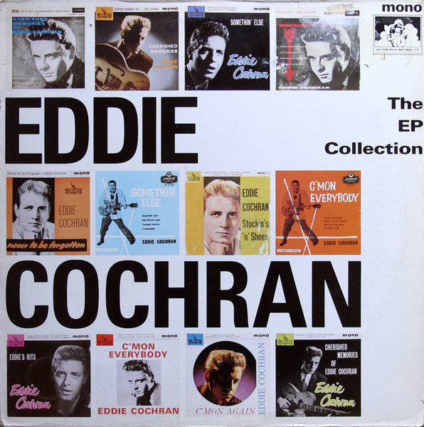 Eddie Cochran - The EP Collection (Vinyl, LP, Compilation, Mono) Very Good (VG) / Very Good Plus (VG+)
