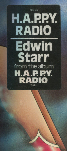 Edwin Starr - HAPPY Radio (Vinyl, 12", 33 ⅓ RPM, Stereo) Very Good (VG) / Very Good Plus (VG+)