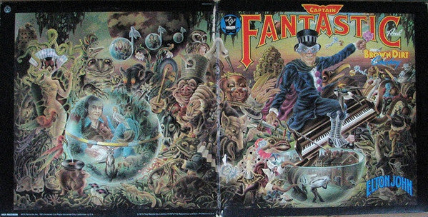 Elton John - Captain Fantastic And The Brown Dirt Cowboy (Vinyl, LP, Album, Stereo) Very Good (VG) / Good Plus (G+)