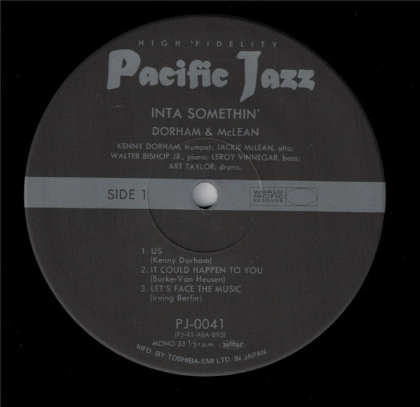 Kenny Dorham - Inta Somethin' (Vinyl, LP, Album, Reissue, Mono) Very Good Plus (VG+) / Very Good Plus (VG+)