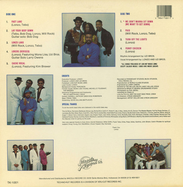 Lonzo - Turn Off The Lights In The Fast Lane (Vinyl, LP, Album) Very Good (VG) / Very Good (VG)