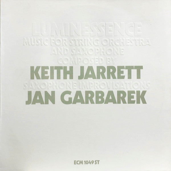 Keith Jarrett - Luminessence (Vinyl, LP, Album, Stereo)