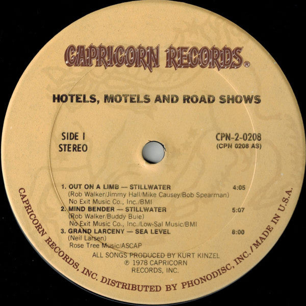 Various - Hotels, Motels And Road Shows (2xVinyl, LP, Compilation) Very Good Plus (VG+) / Good Plus (G+)