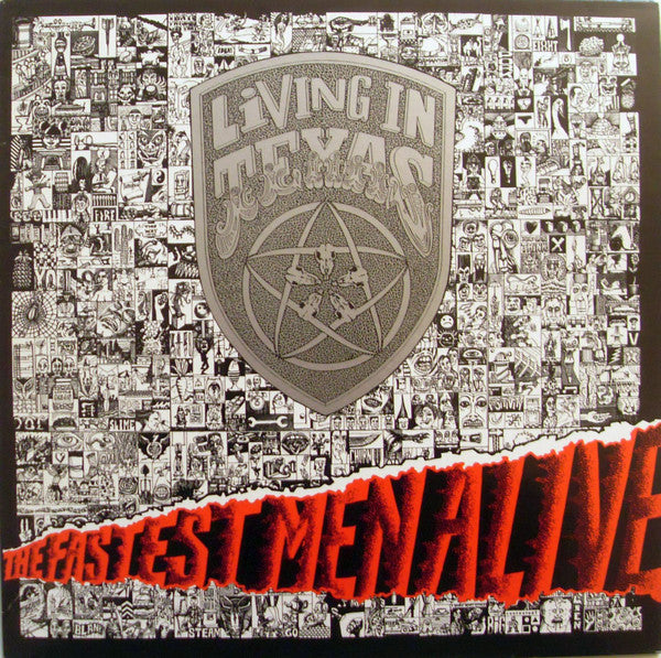 Living In Texas - The Fastest Men Alive (Vinyl, LP, Album) Very Good (VG) / Very Good (VG)