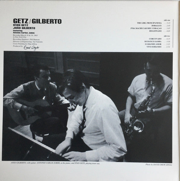 Stan Getz - Getz / Gilberto (Vinyl, LP, Album, Limited Edition, Numbered, Reissue, Remastered, Special Edition, Stereo) Near Mint (NM or M-) / Very Good Plus (VG+)
