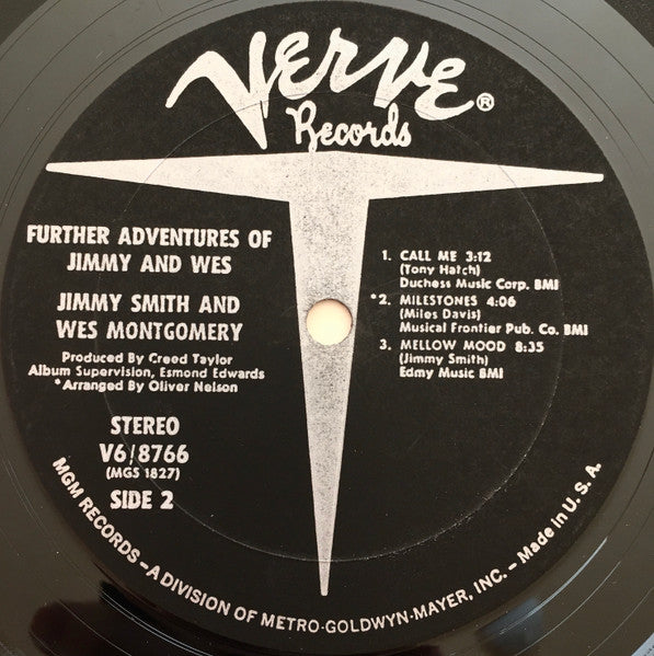 Jimmy Smith - Further Adventures Of Jimmy And Wes (Vinyl, LP, Album...