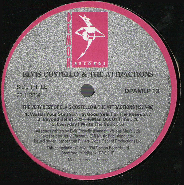 Elvis Costello & The Attractions - The Very Best Of Elvis Costello And The Attractions (2xVinyl, Vinyl, LP, Compilation, 7", 45 RPM, Limited Edition) Very Good Plus (VG+) / Very Good Plus (VG+)