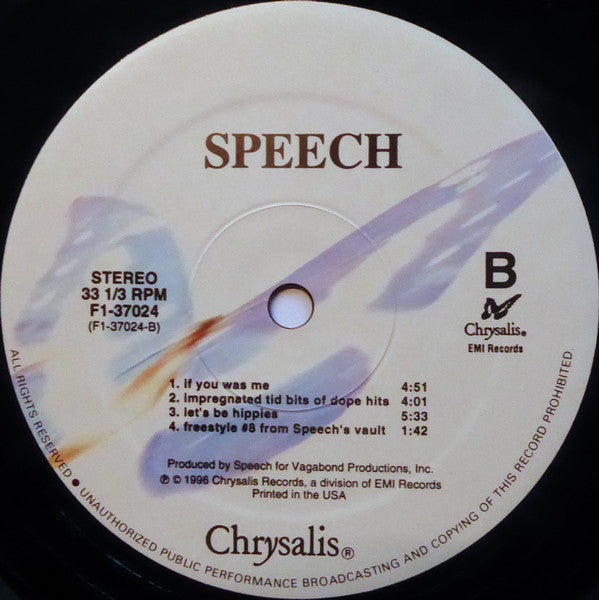 Speech - Speech (2xVinyl, LP, Album) Very Good (VG) / Very Good (VG)
