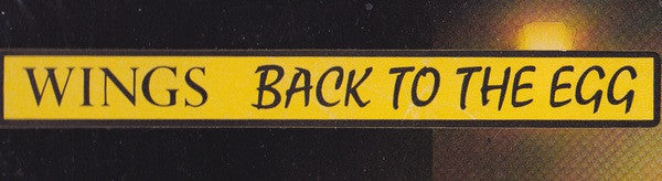 Wings (2) - Back To The Egg (Vinyl, LP, Album, Stereo) Good Plus (G+) / Very Good (VG)