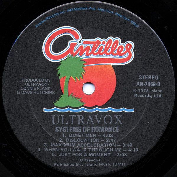 Ultravox - Systems Of Romance (Vinyl, LP, Album) Good Plus (G+) / Good (G)