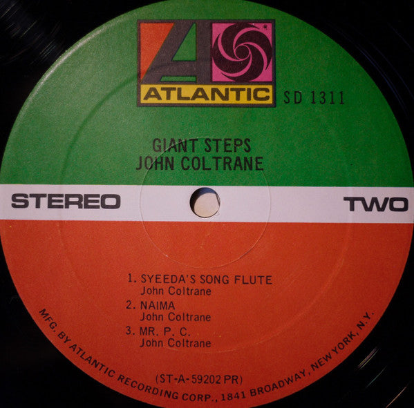John Coltrane - Giant Steps (Vinyl, LP, Album, Reissue, Stereo) Near Mint (NM or M-) / Very Good (VG)