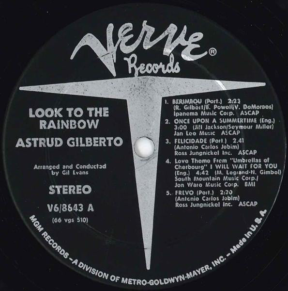 Astrud Gilberto - Look To The Rainbow (Vinyl, LP, Album, Stereo) Good Plus (G+) / Very Good (VG)