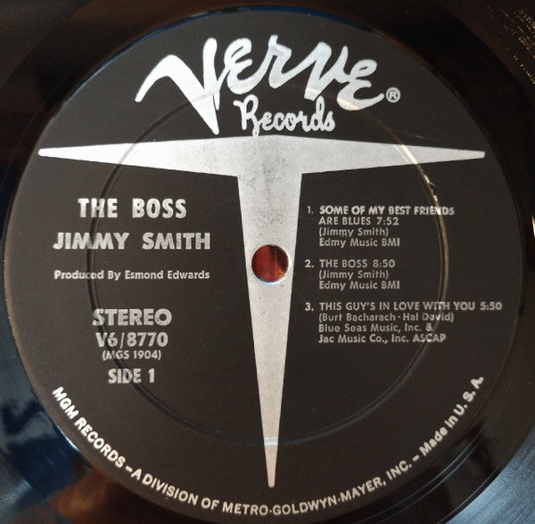 Jimmy Smith - The Boss (Vinyl, LP, Stereo) Very Good (VG) / Good Plus (G+)