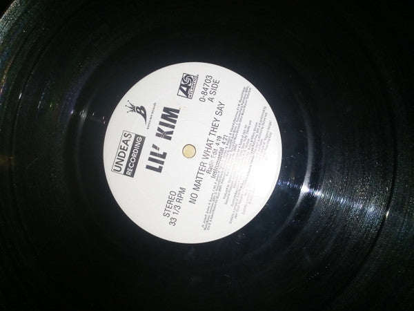 Lil' Kim - No Matter What They Say (Vinyl, 12", 33 ⅓ RPM) Good Plus (G+) / Very Good Plus (VG+)
