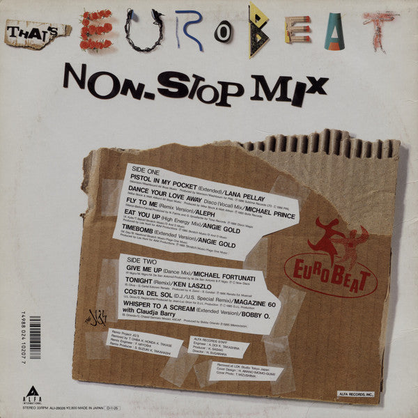 Various - That's Eurobeat Non-Stop Mix (Vinyl, LP, Compilation, Mixed) Very Good Plus (VG+) / Very Good Plus (VG+)