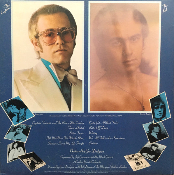 Elton John - Captain Fantastic And The Brown Dirt Cowboy (Vinyl, LP, Album, Stereo) Very Good (VG) / Good Plus (G+)