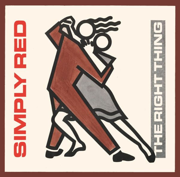 Simply Red - The Right Thing (Vinyl, 12", 45 RPM, Single, Stereo) Very Good (VG) / Very Good (VG)